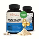 Live Agented Beyond Collagen 多科拉根 Capsules - 类型 I, II, III, V & X - 用Biotin & Vitamin C为头发,皮肤, 钉子 90 Capsules 进行水解混合