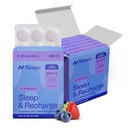 Neuro Melatonin 5mg 睡眠和再充电薄荷(72片) - 快速溶解的 Melatonin 糖类无糖薄荷与柠檬 Balm & Chamomile 用于更好的睡眠 - 成人的冷静睡眠补充 - 夜莓火焰