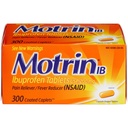 Motrin Ib Ibuprofen 板块 疼痛 发烧 救世主:300个加合卡片