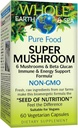 《自然因素的全地球和海洋》,超级蘑菇,《全食补充》,Vegan,60个素食胶囊(60个服务)