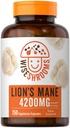 Carlyle Lions Mane Supplements 4200 mg → 150 Count → 蔬菜、非GMO、Gluten Free → 智囊馆