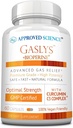 批准科学 ® GaslysTM - Soothe Digestive Tract, Alliates Gas and Stomach Cramps - Artichoke Powder, Ginger, Fennel种子 - 60 Counts - Pack of 1