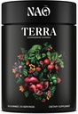 Terra Supergreens Gummys – 18种配有螺旋藻,氯菌,Turmeric,Reishi & Ashwagandha的超级食品配料 – Detox & Immune 支持补充剂 – Vegan, Non-GMO, 美国制造