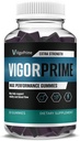 Vigor Prime Performance Gummys Prime Vigor XL Gummy Supplement, Vigor Prime XL 最大力量高级爱尔兰海 Moss Fenugreek Gummys 总体能量和生命力支持(1个月供应)