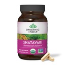 ORGANIC INDIA Shatavari Capsules - 草药补充,支持激素平衡,免疫系统支持,Vegan,Gluten-Free,USDA有机,支持生殖健康 - 90 Capsules