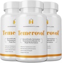 Temerovol - 雄性补充 - 增强能量,强力和利比多 - 精益肌肉构建器,60 Capsules - 3 Bottle Bundle