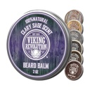 维京革命 Clary Sage Beard Balm - 带Argan Oil的胡子蝴蝶,带Jojoba Oil的胡子软化器 带Beswax的胡子软化器 - 带Beeswax的男子胡子蜡 (2oz, 1 Pack)