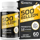 男性的抗生素,500亿CFUs & 12 Strains Mens 配有Turmeric Cranberry、Goji、Gut Health for Men, 用于消化健康、Gut、Bloating & Gas、Imune、能源支持、30天供应