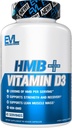 Evlution 营养 HMB + 维生素 D3 - 支持肌肉强力和精益肌肉弥撒 - 工作恢复 - 1000 mg HMB Pervice - 非GMO - 饮食补充 - 45 service - 90 Veggie Capsules