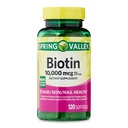 IKJ Biotin Hair/Skin/Nails Health Dietary Supplement Softgels, 10,000 mcg, 120 Count