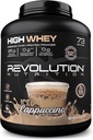 革命营养,High Whey,蛋白质粉6LB,Whey Isolate,Gluten Free,Lean Muscle Mass for Men & Women, 25g of Protein Per Scoop, 2.7kg, 73 services (Iced Cappuccino, 6 磅)