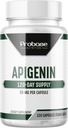 终极Apigenin Capsules 50mg - 非GMO, Vegan, Gluten 免费 - 4个月供应 - 草药放松支持公式