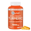 Qunol Turmeric Crucumin 补编,1000mg,带有超高吸收,用于联合支持,超强卡普勒,150个计数