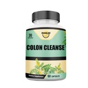 Colon Cleanse, Colon Detox, All Natural Herbal Formula, 支持健康鲍尔运动, Gut健康与健康代谢支持, 非GMO - 60 蔬菜罐头 30 服务