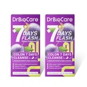 DrBioCare Colon 7 Days Cleanse, 7 Days Flash, Colon Cleanse, 解毒和消化支持, Prune Flavor - 14 包