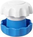 EZY DOSE Pill Crusher and Grinder for Vitamins, 配有存储垫的平板, Kids, Pets, older, 无力的 crushes medications into fine Powder, 易用设计, Blue, BPA 免费