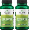 Swanson 消化健康Probiotic GI Tract Immune 支持旅行者支持 20亿 CFU 与 Prebiotic FOS 60 Veggie Capsules (Caps)(2包)