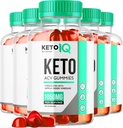 (5 Pack) Keto IQ - 官方 Keto IQ ACV Gummys Premium All Natural 1050mg, KetoIQ Apple Cider Vinegar 高级公式 Keto IQ 审阅, KetoIQ Gummys ACV 支持, 300 Gummys 5个月