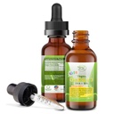 Omega 3 for Kids - 有机柠檬,Vegan,液体补充剂 - 儿童鱼油与DHA,EPA,DEA脂肪酸 - 植物藻类油 - Immune, Heart, Brain Health for Childs - 30-60剂量