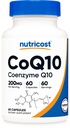 营养成本CoQ10 200mg,60个蔬菜卡普尔,60个服务类 -- -- 高吸收、蔬菜、非GMO、Coenzyme Q10