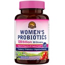 Vitalitown Probiotus for Women 120亿CFUs, 30 Strains, 配有预生和消化酶 & Cranberry, Gut & Vegan 30 延迟释放盖