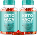 (2 Pack) Ketolicious Keto ACV Gummys, Ketolicious Gummys 高级公式 1050MG, All Natural Premium Plus Apple Vider Vinegar Gummy 最大力量 Gomitas 评论, 120 Gummys 2个月