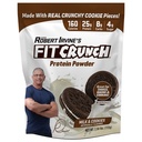 FITCRUNCH Tri-Blend Whey蛋白,Keto友好,低卡路里,高蛋白(18种服务品,牛奶和饼干)