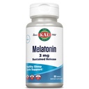 KAL Melatonin 3mg 持续放行睡眠援助,Melatonin 补充支持健康放松,平静的感受和适当的睡眠循环,w/add 维生素B6,Vegan,Gluten Free 60 Serve,60 片
