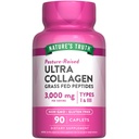 Nature's Truth Collagen Peptides | 90 Caplets | 1型和3型配有维生素C | 草药,Non-GMO & Gluten免费补充