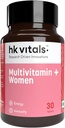 Heal;thKart HK Vitals Multivitamin Plus Women, Advanced Daily Multivitamin for Active Women – 能源,联合,皮肤和头发;与铁,维生素C,Veg Collagen,Hyaluronic Acid & Biotin, 30块平板
