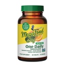 Megafood One Daily Iron Free Multivitamin - Multivitamin for Men and Men - with Real Food - 免疫支持补充 - Bone健康 - 能源代谢 - 蔬菜;非GMO;无铁 - 60片