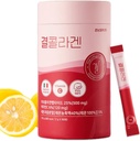 LEMONA Official Kyul Collagen, 韩国维生海洋Collagen Peptides 500 mg 配有维生素C的长发女性, Nail, Skin, Bone & 联合健康低分子(60Stick *2g, Lemon Flavor)