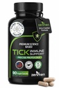 Zenmen Tick Immune支持补编 - 改进公式 - 日本 Knotweed, Cat's Claw, Chinese Skullcap, Cryptolepis Sanguinolenta, Sweet Wormwood - 90 Vegan Capsules, 美国制造