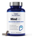 1MD 营养 MindMD - 记忆和焦点的大脑补充 - Bacopa Monnieri 诺诺氏脑支持 - 成人脑健康补充 - 维生素 B6 & 绿色茶叶提取 - 60 Caps