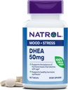 Natrol Mood & Express DHEA 50mg with Calcium, 《平衡某些荷尔蒙水平和Mood支持的饮食补充》, 60平板, 60天供应