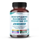 含有镁和Coenzyme Q10的苯磺胺 - 支持神经健康,细胞井和眼部健康 - 在美国制造 - 150卡普尔