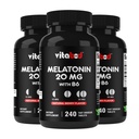 20毫克 - 240毫克 - 快速溶解片 - 药物无毒 - 天然Berry Flavor - 蔬菜,非GMO,Gluten Free 240 Count (Pack of 3)