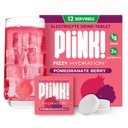 闪烁! Fizzy Electrolyte Tables for Adults & Kids – Pomegrant Berry, 12ct – Family – 亲家每日水利 – 低糖, Vegan, Keto 友好,非GMO