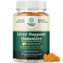 清洁草药活体 Detox Gummys Liver 支持用 Artichoke 提取 Turmeric Curcumin 和 L-Carnitine - Vegan 和 Non-GMO - 甜柠檬(30种服务)