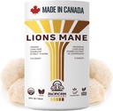 Lions Mane Supplement Power 超强力 10:1 有机狮子 Mane 蘑菇 支持记忆,认知,脑健康,8 Ounces / 226 服务