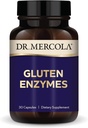 Mercola Gluten Enzymes博士, 30 Capsules, Non-GMO, Gluten Free, Soy Free (英语).
