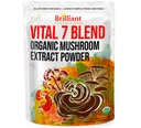 爱莉最佳7蘑菇 粉末提取剂 混合剂补充剂 - 有机Reishi, Lion's Mane, Chaga, Turkish Tail, Cordyceps, Maitake & Shiitake - 双提取剂 - 16oz / 456 services...