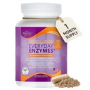 Liz Cruz博士 每日ENZYMES -- -- 文摘增刊、饮食增刊、医学-格蕾特超级酶、Bloating、燃气和 Reflux Relief for Women, Men, and Children Non-GMO、100 Veggie Capsules