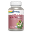SOLARAY CircuLegs 与马栗抽取,Gotu Kola,屠夫的扫帚,以及更多,循环和蔬菜支持健康腿,60天保障,实验室验证(60 Servi,120 Veg Caps)