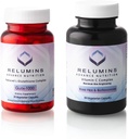 发光剂 高级营养 Gluta 1000和高级维生素 C - MAX 皮肤光化综合体 - 30 Glutathione Capsules + 60 维生素 C Ccapsules
