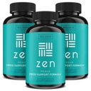 WellPath Zen压力救济补编+Mood支助(180 cm) 冷静,压力和能源援助 + Ashwagandha Root, Rhodiola Rosea, L-Theanine, Lemon Balm + Herbal Capsules