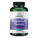 Swanson Magnesium Taulate - 矿物补充物-天然镁和陶里因公式(120片,每片100毫克)
