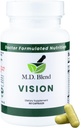 视野 - 专家设计 - 眼井的天然强力混合物 - 与Lutein, Zeaxanthin, Astaxanthin, Zinc, Thiamine, 维生素A & C - 30 Capsules(1包)