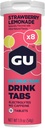 GU 能量水解 电解质 饮料 增强耐力 运动 饮料用于跑步,自行车,Triathlon,草莓柠檬汁,8-Count(96架)