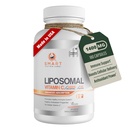 Liposomal Vitamin C 1400mg - 180 Vegan Capsules - 中国自由食品,脂肪可溶性高吸附性VIT C - 支持健康免疫系统和Collagen助推-强抗氧化剂支持补编
